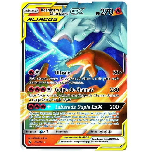 Box Pokémon Batalha De Liga Zekrom Pikachu X Charizard Reshi em Promoção na  Americanas