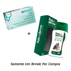 Apoquel 5,4mg Cães - Shampoo Vetnil Brinde Menor preço em Apoquel 5,4mg Cães - Shampoo Vetnil Brinde