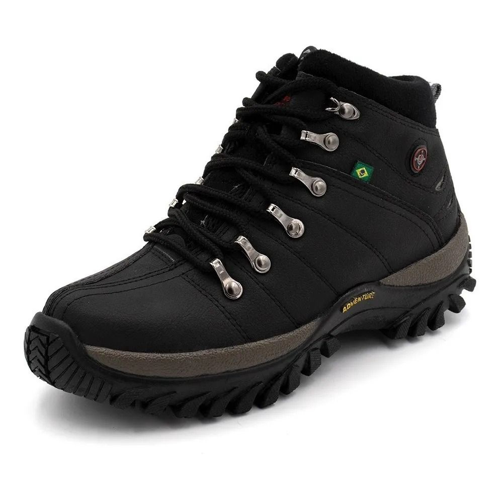 Coturno masculino hot sale marrom escuro