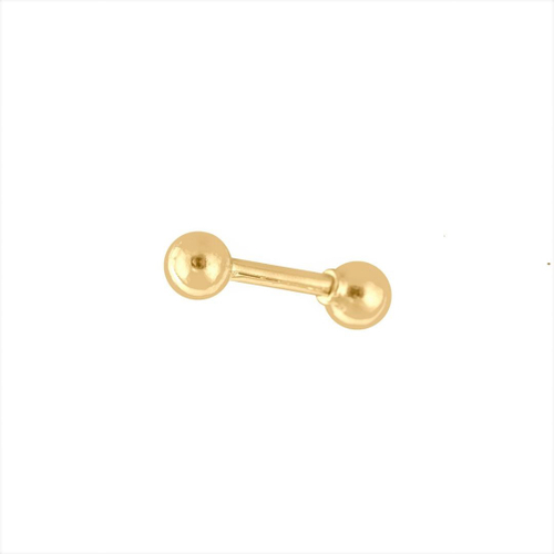 Piercing Ferradura Em Ouro 18k Hélix Cartilagem Orelha em Promoção na  Americanas