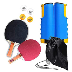 Conjunto portátil de 1 par de tênis de mesa com remo de tênis de mesa rede telescópica é boa?