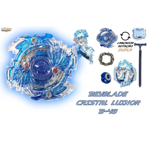 Lançador de Corda Dupla Rotação lr Vermelho Beyblade Burst no Shoptime