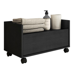 Gabinete Armário Banheiro 60 cm c/ Rodízios Multimóveis Preto é boa?
