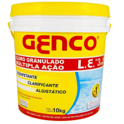 Cloro granulado le 3 em 1 - 10 kg - Genco é boa?