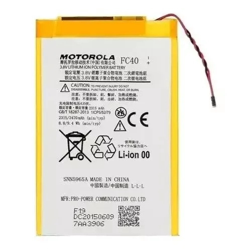 Bateria Motorola Moto G3 Xt1543 Xt1544 Fc40 2315mah Em Promoção ...