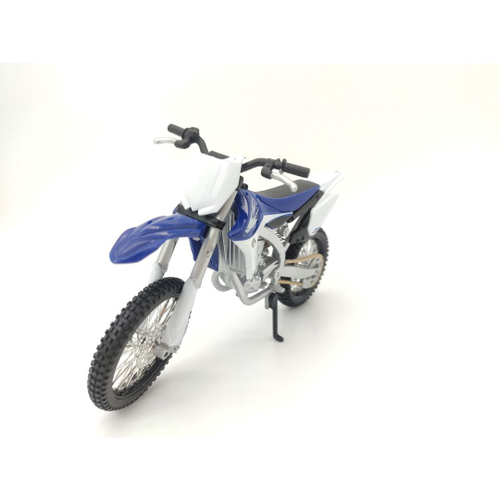 Moto de Ferro Trilha Miniatura Yamaha YZ450F 1:12 na Caixa Maisto