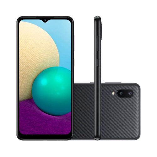 Smartphone Galaxy A02 32gb Android 10 Tela 65 Dual Chip 32gb 2gb Ram Quad Core 4g Samsung Em 8766