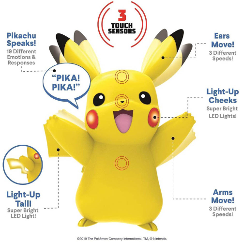 Boneco Pokémon Pikachu 10cm - Sunny Brinquedos, Shopping