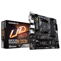 Placa Mãe Gigabyte B550M DS3H amd AM4 mATX DDR4 - 9MB55MDSH-00-10 Menor preço em Placa Mãe Gigabyte B550M DS3H amd AM4 mATX DDR4 - 9MB55MDSH-00-10