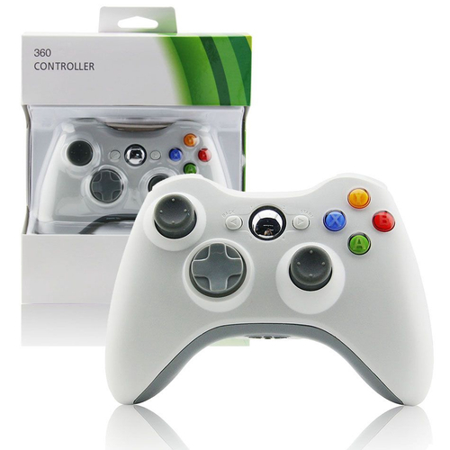 Controle Sem Fio Para Xbox 360 Joystick Wireless Branco em Promoção na  Americanas