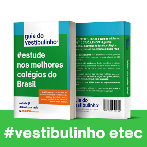 Apostila Para O Vestibulinho Etec Em Promoção Na Americanas