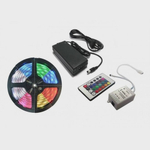 Fita De Led Rgb 5 Metros A Prova D'água Dupla Face 5050 12v 300 Leds Com Fonte E Controle