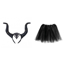 Fantasia Malévola Carnaval Saia Tutu Tule Com Tiara Preto é ruim? Fantasia Malévola Carnaval Saia Tutu Tule Com Tiara Preto é boa?