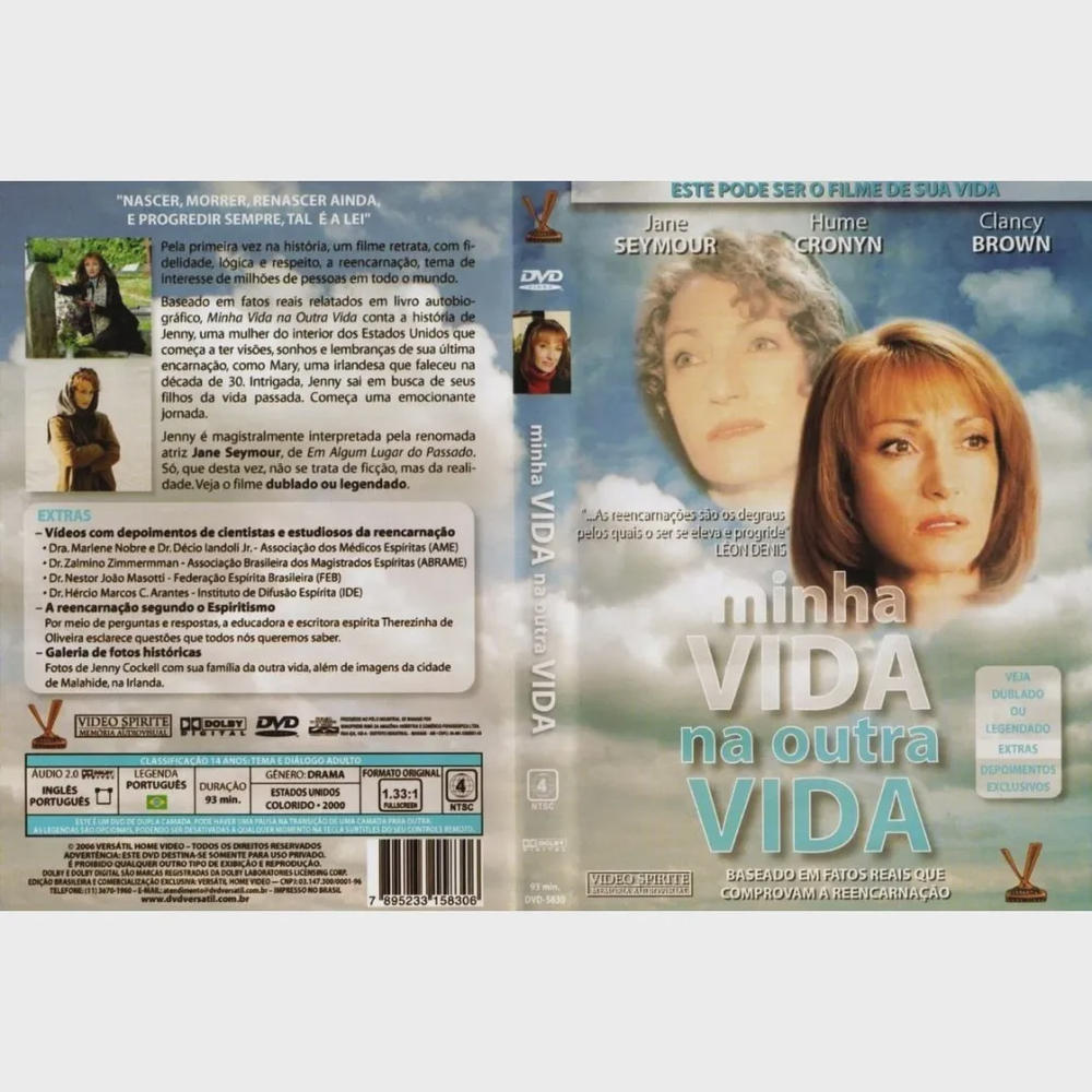 Dvd Minha Vida Na Outra Vida ( Reencarnação ) História Real em Promoção na  Americanas