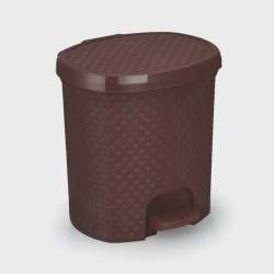 Lixeira Cesto 6 Litros Rattan Tampa E Pedal Para Banheiro Nitron é boa?