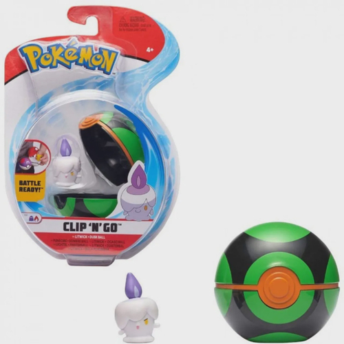 Boneco Pokemon - Pokebola - Clip N Go - Piplup + Poke Bola SUNNY BRINQUEDOS