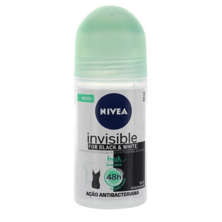 Desodorante Roll-On Nível Black And White Fresh Erva Doce 50ml