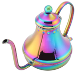 Chaleira de café, gotejamento de aço inoxidável Cafeteira Gooseneck Cafeteira de acampamento Cafeteira pequena, cafeteira pequena para home office