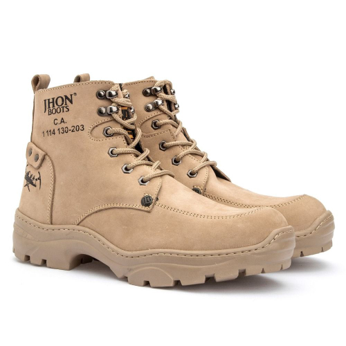 Bota Adventure Caterpillar Masculina Em Couro Marfim na Americanas