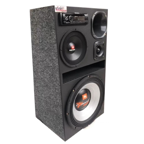 Caixa Bob 15 Residencial Eros SDS 3K3 4 vias com Pioneer - ViniSound