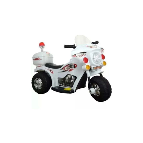 Mini Moto Eletrica Infantil Branca no Shoptime