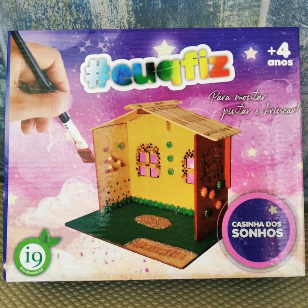 Kit de Natal Educativo Em Madeira Para Colorir