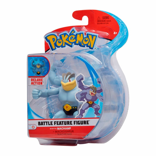 Boneco Pokémon Battle Feature Figure - Machamp 4,5 Jazwares em Promoção na  Americanas