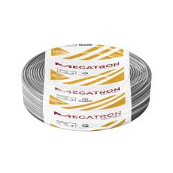 Cabo Flexível Megatron 2,5mm x 100m, Rolo 750V, Cinza Menor preço em Cabo Flexível Megatron 2,5mm x 100m, Rolo 750V, Cinza