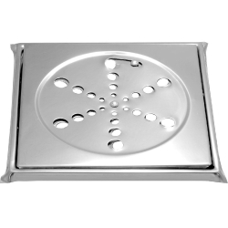 Grelha Quadrada em Aço Inox 15x15 para Banheiro com Sistema Abre e Fecha Menor preço em Grelha Quadrada em Aço Inox 15x15 para Banheiro com Sistema Abre e Fecha