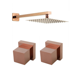 Kit Ducha Chuveiro Slim Prizi Quadrado 20x20cm Inox 304 Rose com Braço + Acabamento de Registro para Chuveiro Rose – Prizi Menor preço em Kit Ducha Chuveiro Slim Prizi Quadrado 20x20cm Inox 304 Rose com Braço + Acabamento de Registro para Chuveiro Rose – Prizi