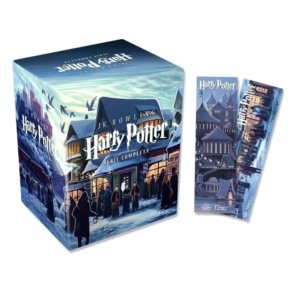 Box Livros Harry Potter Colecao J K Rowling 7 Volumes Em Promoção ...