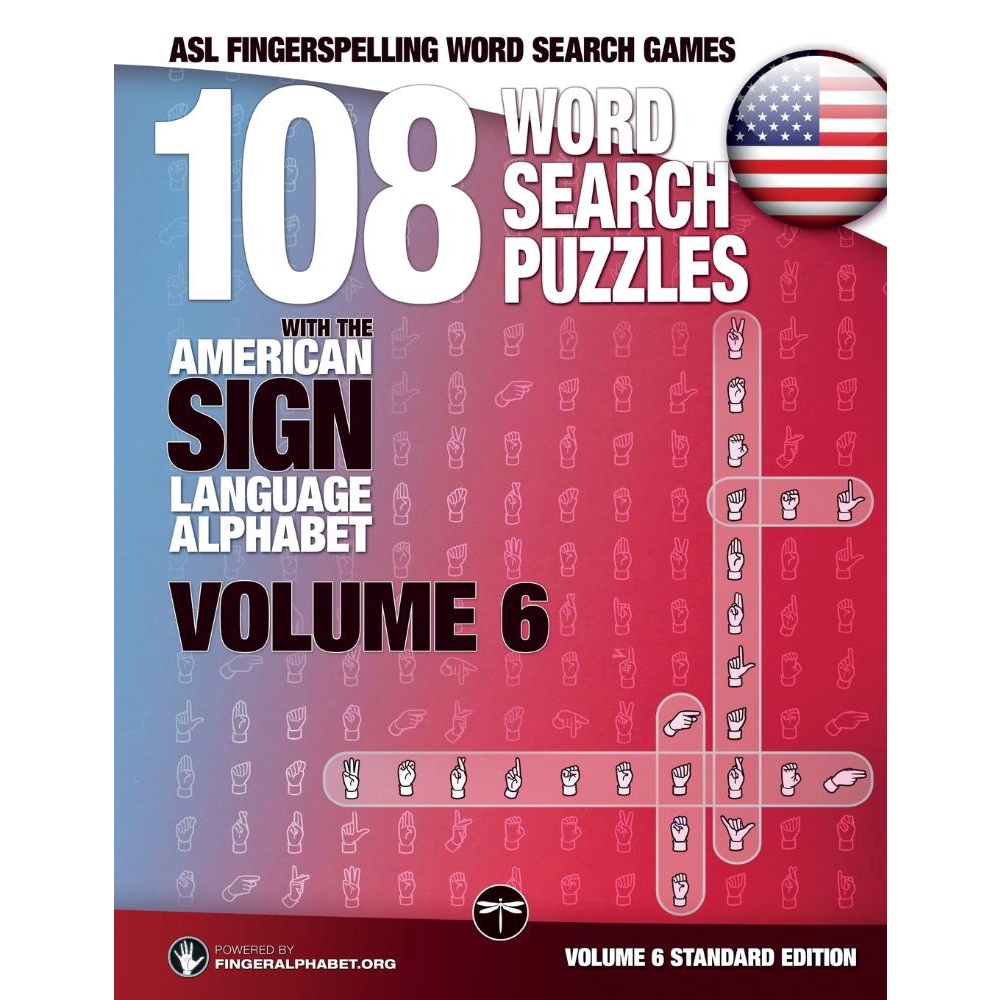 108 Word Search Puzzles with the American Sign Language Alphabet ...