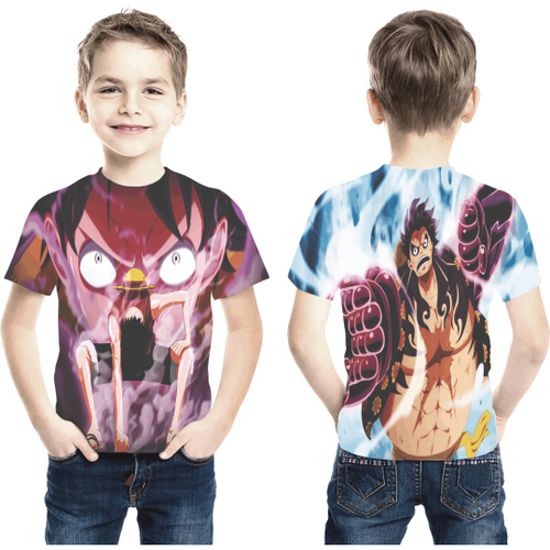 Camiseta Infantil Menino Luffy Childhood One Piece - 10