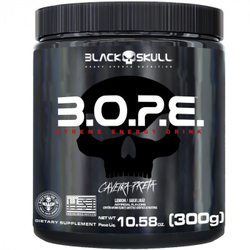 Bope Pré Treino Black Skull 300G (60 Doses) Limão Menor preço em Bope Pré Treino Black Skull 300G (60 Doses) Limão