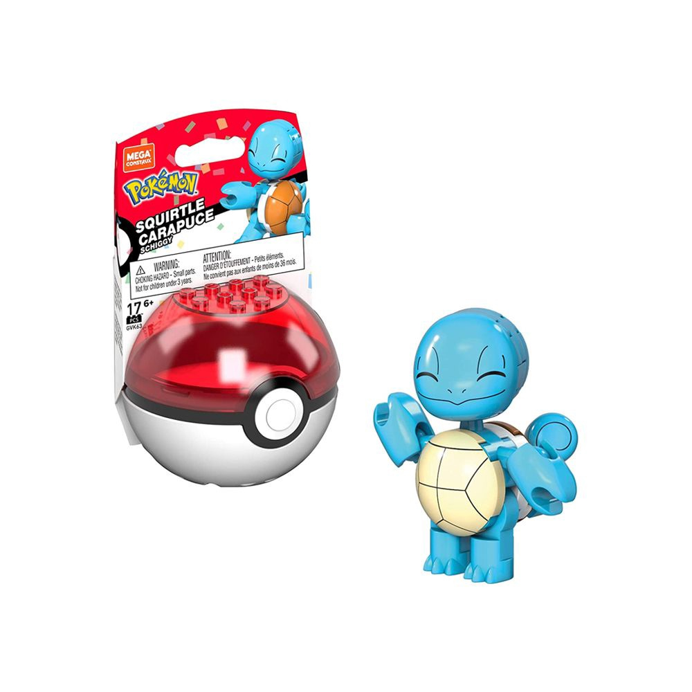 Brinquedo Pokemon - Mega Construx Pokebola + Pokemon em Promoção