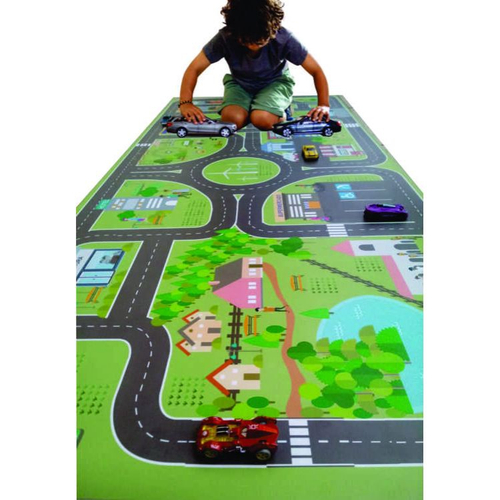 Pista para Brincar de Carrinho em Lona-m 75x140cm