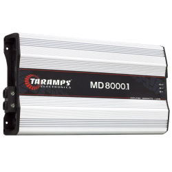 Módulo de Potência Taramps MD8000 8000W rms 1 Canal 1R 12.6 vdc Menor preço em Módulo de Potência Taramps MD8000 8000W rms 1 Canal 1R 12.6 vdc