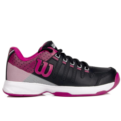 Tênis Wilson Game Preto Pink e Branco Menor preço em Tênis Wilson Game Preto Pink e Branco