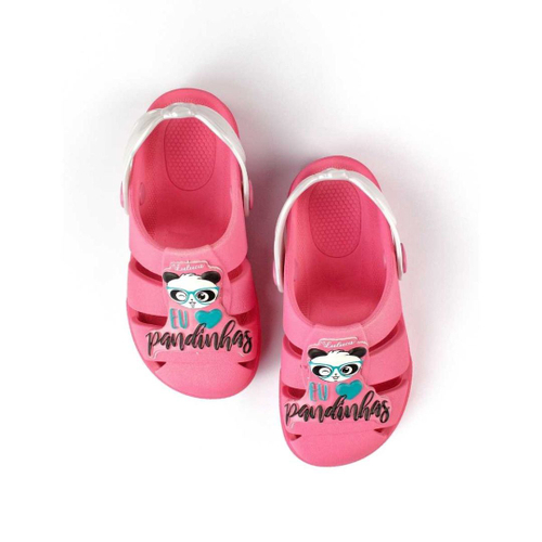 CHINELO DISNEY 22480 BABUCH LULUCA SHINE COMFORT PRETO ROSA