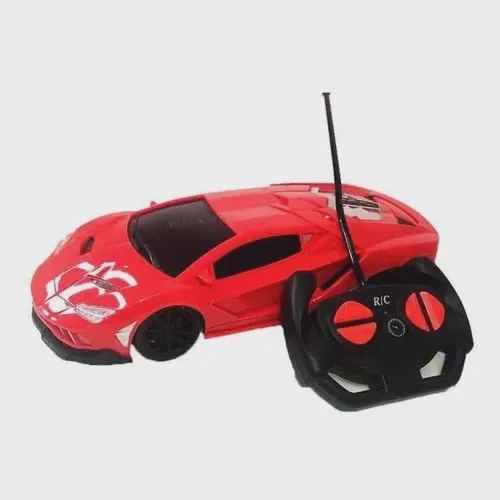 Carro De Polícia Vermelho Controle Remoto Com Fio Infantil - Shop