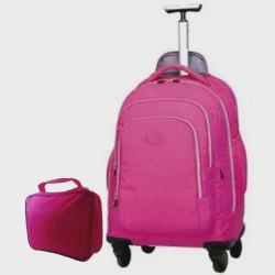 Mochila Rodinhas 360 Escolar Mochilete De Bordo Viagem Tm34 + Estojo De Brinde Menor preço em Mochila Rodinhas 360 Escolar Mochilete De Bordo Viagem Tm34 + Estojo De Brinde