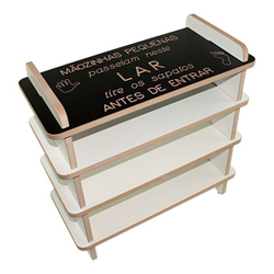 Sapateira Estilo Banco Baixa de Madeira mdf il legno é ruim? Sapateira Estilo Banco Baixa de Madeira mdf il legno é boa?