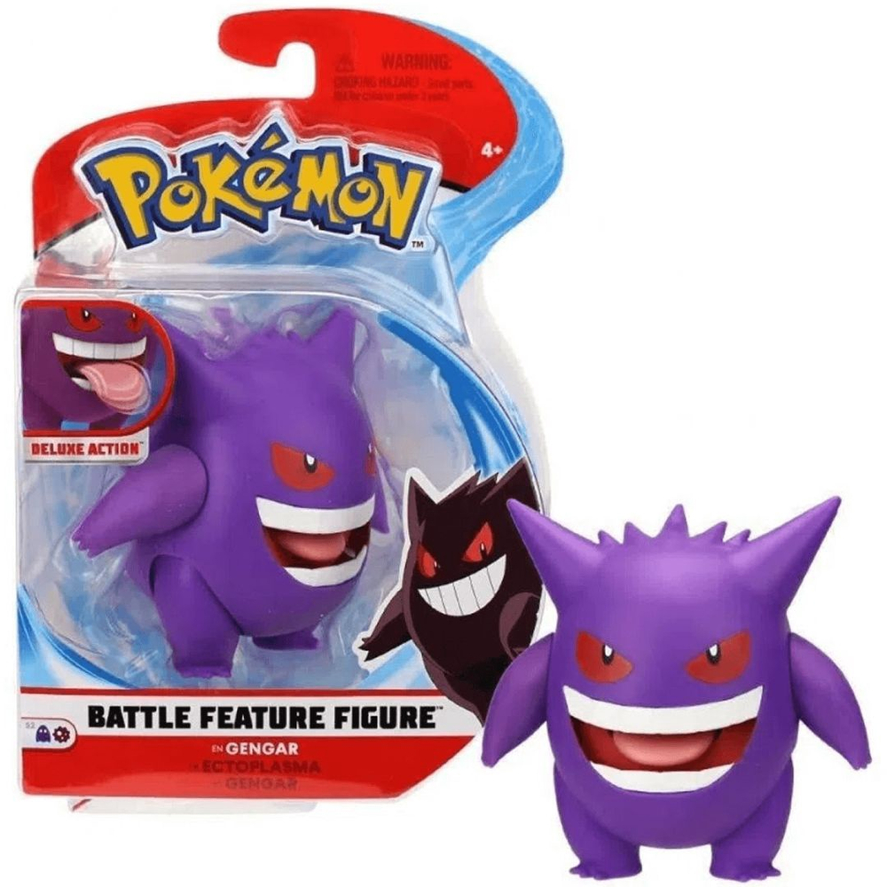 Boneco Pokemon Gengar 10cm Battle Figura WCT Sunny 2602