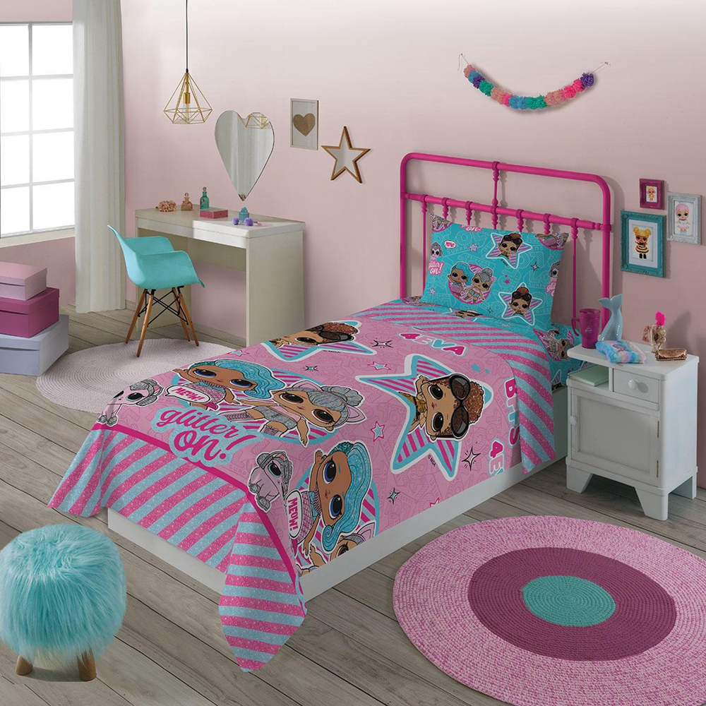 Jogo De Cama Infantil Menina Lepper Clube Da Anittinha Com 3 Peças em  Promoção na Americanas