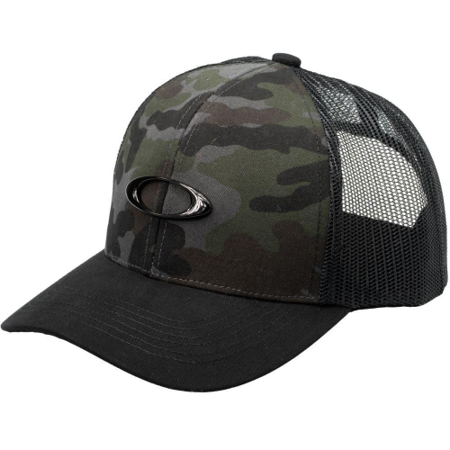 Boné Oakley Metal Ellipse Camo Trucker Hat Verde em Promoção na Americanas