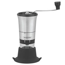 Moedor para Café Tramontina Realce em Aço Inox com Copo de Acrílico e Moinho em Cerâmica 61769000 Menor preço em Moedor para Café Tramontina Realce em Aço Inox com Copo de Acrílico e Moinho em Cerâmica 61769000