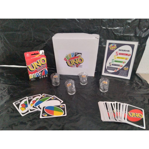 Jogo De Cartas Uno Drink: Jogo De Festa Uno Drink, Card Game UNO DRINK