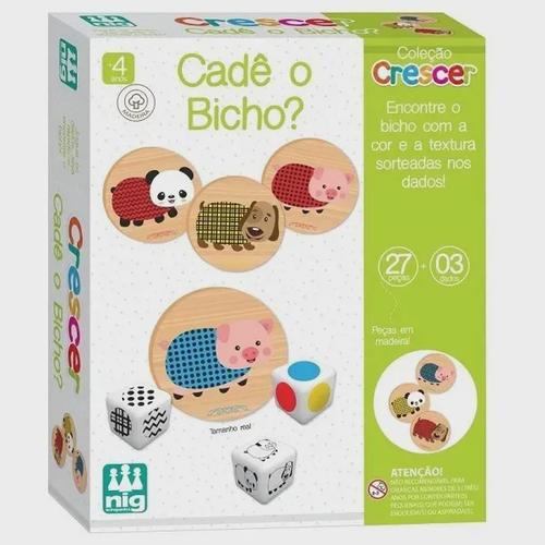 Kit 2 Jogos Infantil Cadê O Bicho? + Forma Bichos Nig no Shoptime