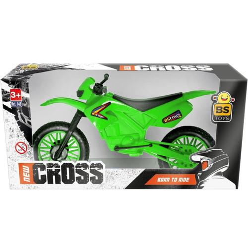 Moto De Brinquedo Motocross Trilha Suspensão Corrida Grande verde