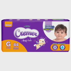 Fralda Descartável Cremer Magic Care Mega G 44 Unidades é boa?